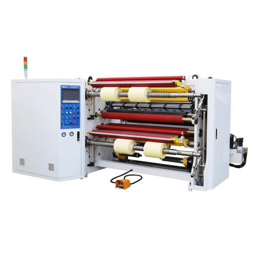 Automatic Copper/Aluminum Foil Slitting Sliiter Machine For Plastic Film/Fabrics Cutting With Roll To Roll System