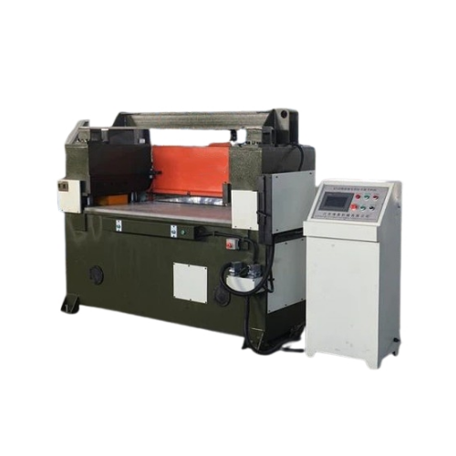 80T Automatic Receding Head Die Cutting Press Machine For Leather/Foam/Textile Cutting