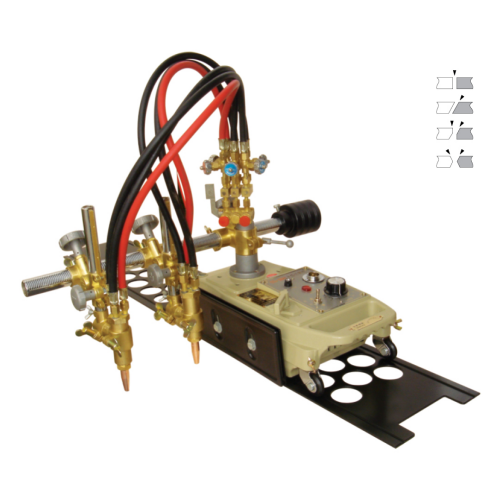 Thick Carbon Steel Sheet Gas Flame Cutting Machine With 2 Torches