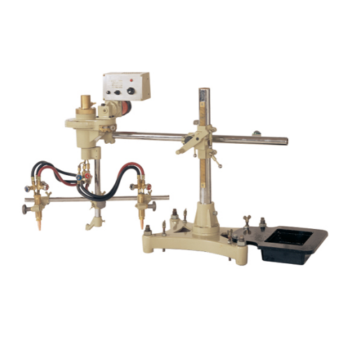 Vertical Circular Oxy-Fuel Flame Cutter Machine For 60mm Thick Steel Plate Cutting